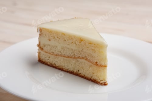 Preview: Portion of cheesecake on plate