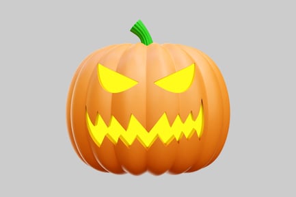 Preview: Spooky Carved Halloween Pumpkin