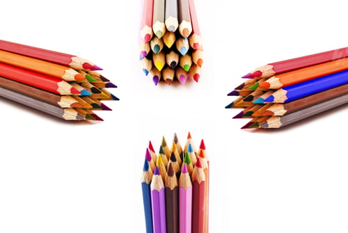 Preview: Color pencils isolated