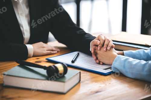 Preview: Attorney who provides consolation solutions to his clients. provide legal advice and a serious trust