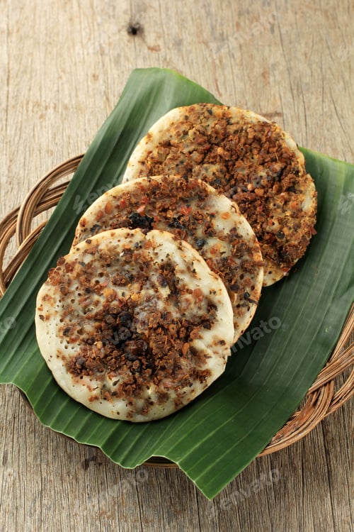Preview: Surabi Oncom, Indonesian Traditional Pancake with Oncom Fermented Soybean.