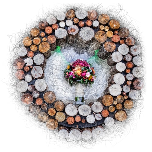 Preview: beautiful bohemian wedding flower bouquet