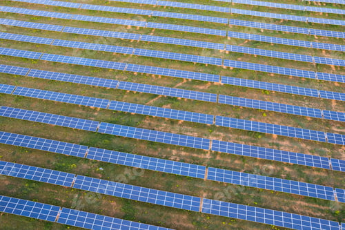 Preview: Solar panel, photovoltaic, alternative electricity source - concept of sustainable resources