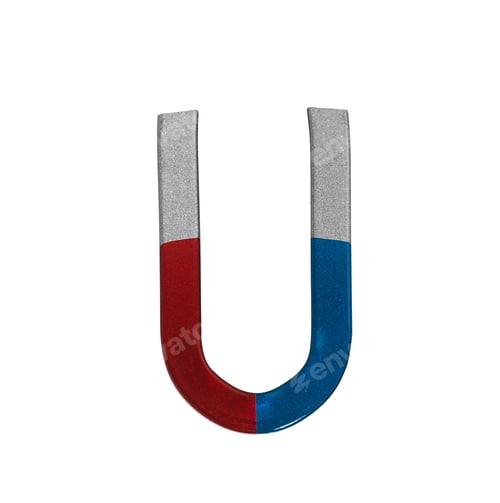 Preview: Horseshoe magnet isolated