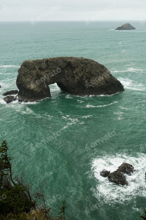 Preview: Arch Rock Pacific Ocean Oregon Coast United States