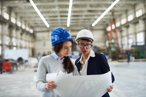 Preview: Studying Blueprint at Production Department