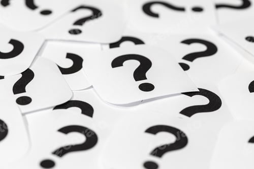 Preview: Question mark background. Full frame