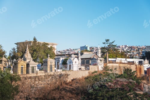 Preview: Valparaiso Cemetery at Cerro Panteon Hill - Valparaiso, Chile
