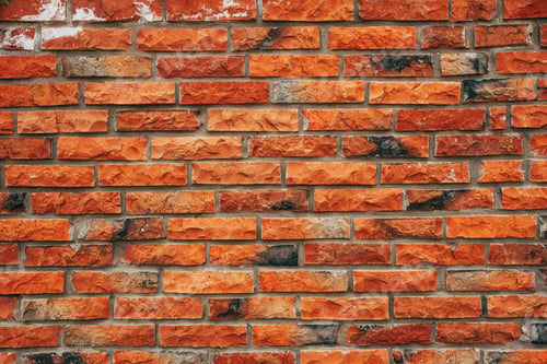 Preview: Gritty Orange Brick Wall Texture Background