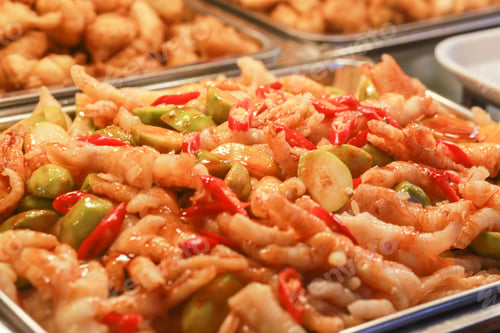 Preview: spicy chicken feet recipe in ho thi ky street