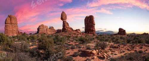 Preview: Rocky landscape of Utah, United States. Nature Background.