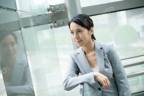 Preview: Businesswoman inside office