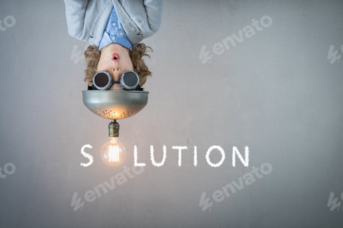 Preview: Child with toy virtual reality headset