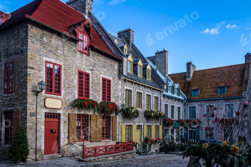 Preview: Place Royale (Royal Plaza) buildings - Quebec City, Canada