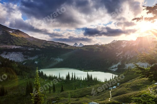 Preview: Mountains lake