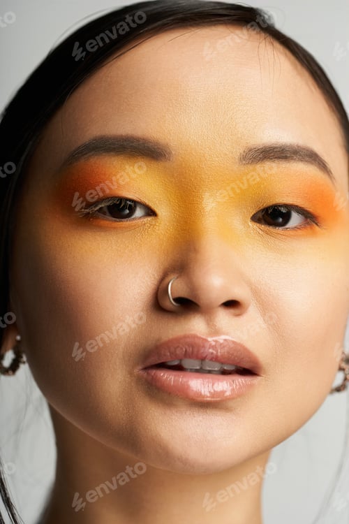 Preview: Beauty shines through vibrant colors in portrait of stylish young woman