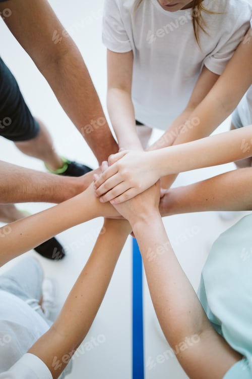 Preview: Group of kids as a team