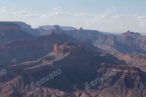 Preview: Desert Rocky Mountain American Landscape. Grand Canyon National Park