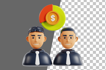 Preview: Profit Sharing 3D Icon