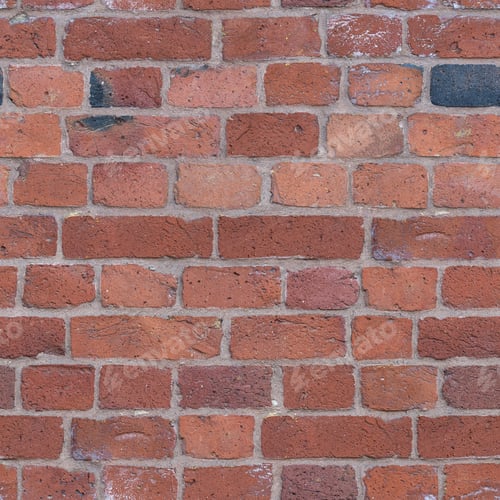 Preview: Red bricks wall texture