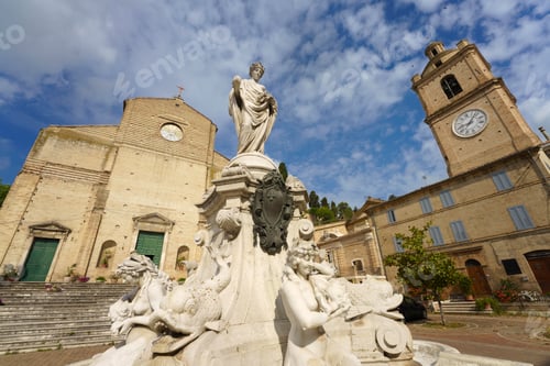 Preview: Porto San Giorgio, Fermo province: historic buildings