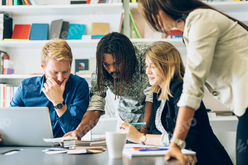 Preview: Brainstorming at an office desk