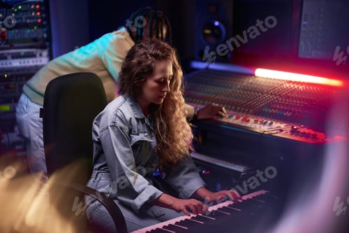 Preview: People playing musical instruments in studio
