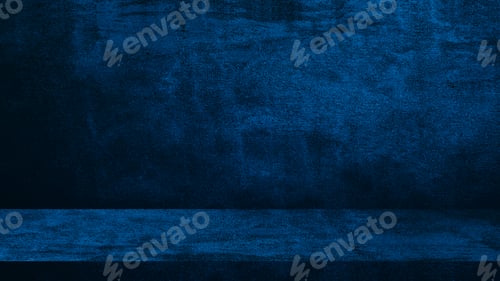 Preview: Blue designed grunge concrete texture. Vintage background with space for text or image