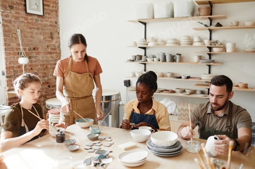 Preview: People in Pottery Studio