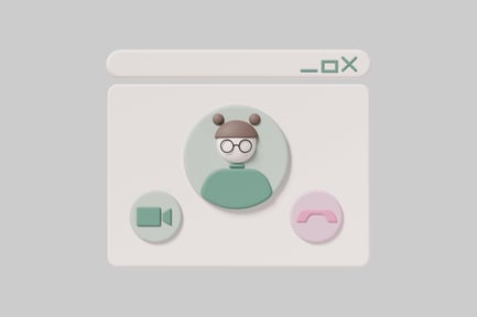 Preview: Cartoon illustration of a person's profile.