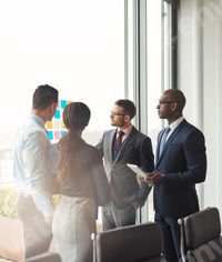 Preview: Multiracial business team having a meeting