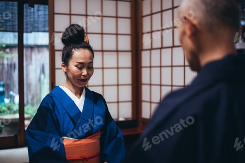 Preview: Senior couple lifestyle moments in a traditional japanese house