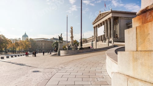 Preview: Parliament building in Vienna Austria