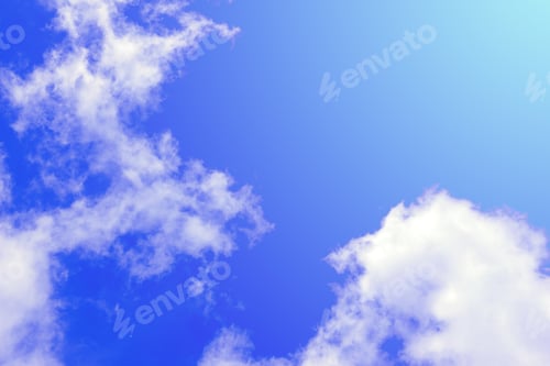 Preview: blue sky with cloud background