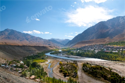Preview: Flowing stream in the beautiful Himalayan mountains