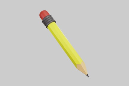 Preview: Yellow pencil with eraser