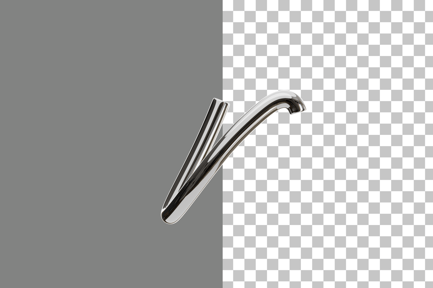 Preview: Chrome R 3D Icon