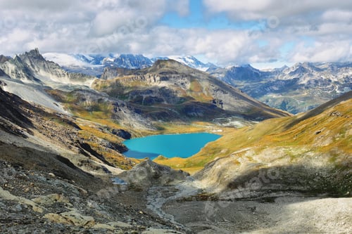 Preview: Lake of La Sassiere - Dam in the Tarentaise Valley in Vanoise national park, France