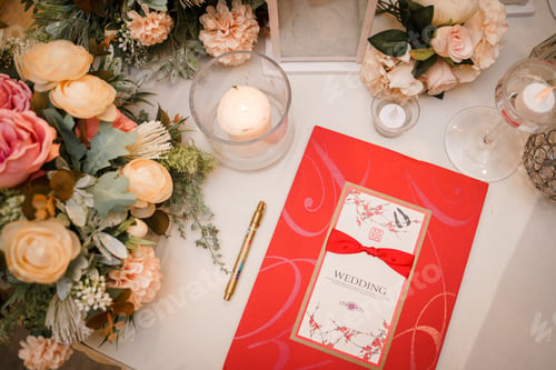 Preview: Wedding invitation card for guest