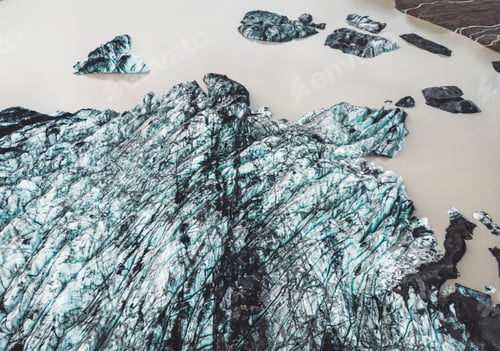 Preview: End of the glacier meeting the meltwater
