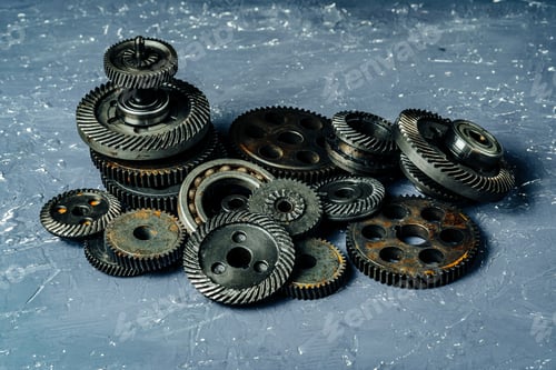 Preview: Gears from an old industrial machine