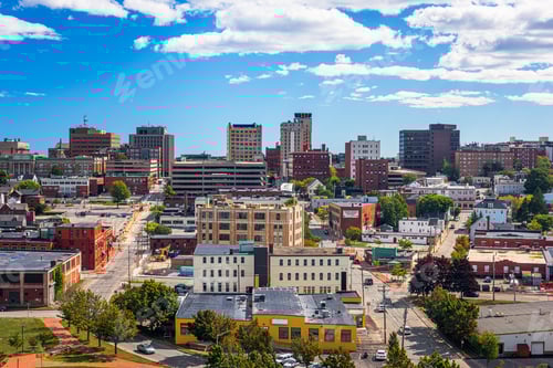 Preview: Portland, Maine, USA Downtown Cityscape