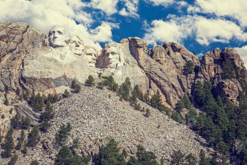 Preview: 53954,Mount Rushmore, Black Hills, South Dakota, United States