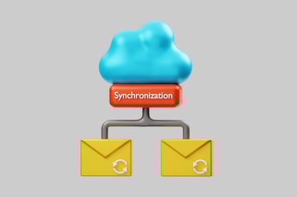 Preview: Cloud data synchronization diagram asset