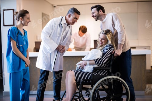 Preview: Doctors and patient interacting with each other
