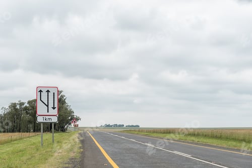 Preview: Start of dual carriageway road sign on road N5