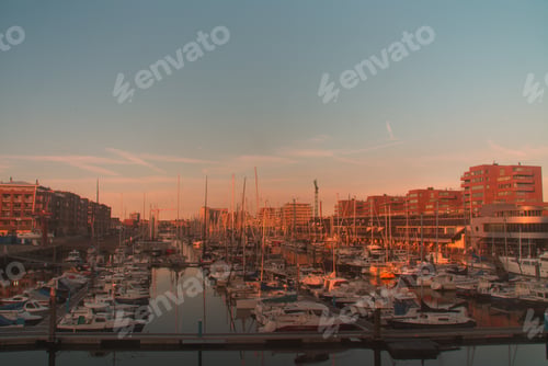 Preview: Harbour at sunrise