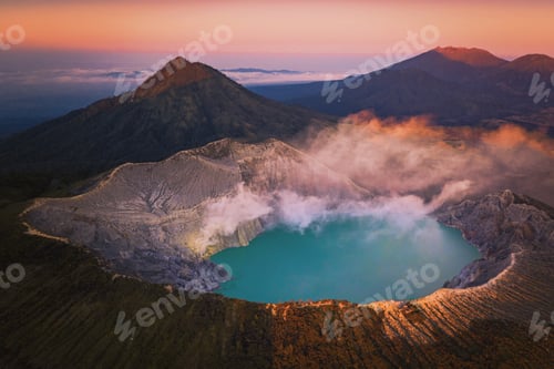 Preview: Nature landscape background in Java island, Indonesia