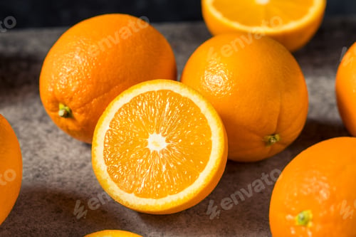 Preview: Raw Organic Orange Citrus Fruit