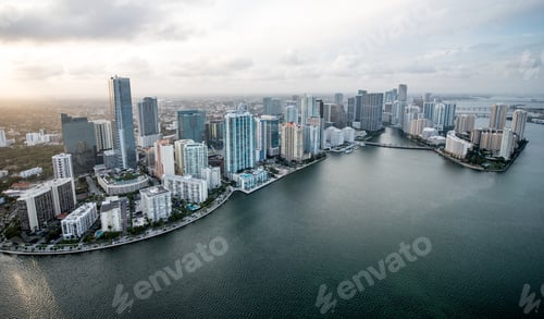 Preview: Air Shot Buildings At The Coast Of Miami